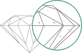 SI1 diamond grade illustration