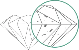 SI2 diamond grade illustration