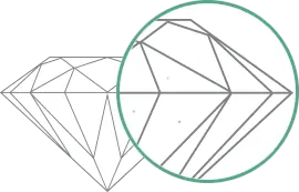 VVS1 diamond grade illustration