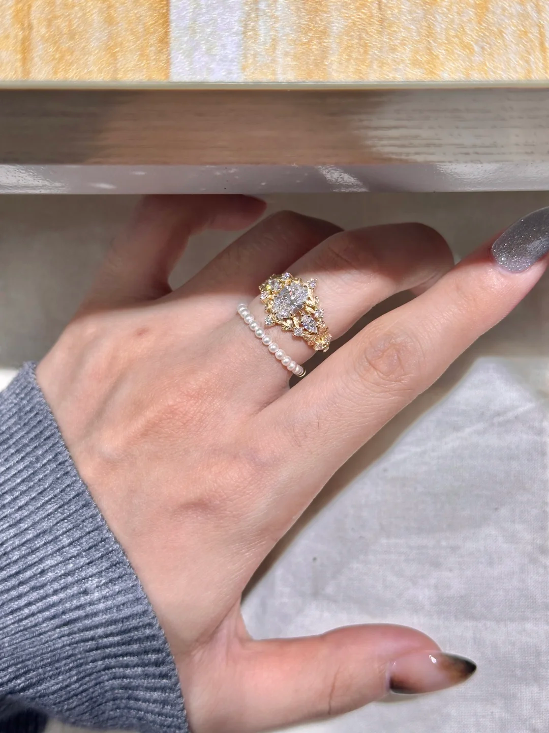 ENTAI-050 lab grown diamond jewellery image 2