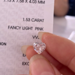 Heart Cut Fancy Light Pink Lab‑Grown Diamond Loose Stone | Multiple Sizes Available, Make Into Finished Fine Jewelry