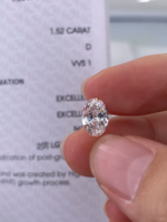 Oval Cut Lab‑Grown Diamond Loose Stone | Multiple Sizes Available, Make Into Finished Fine Jewelry - Image 3