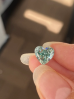Heart Cut Fancy Light Green Lab‑Grown Diamond Loose Stone | Multiple Sizes Available, Make Into Finished Fine Jewelry