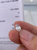 Oval Cut Lab‑Grown Diamond Loose Stone | Multiple Sizes Available, Make Into Finished Fine Jewelry - Image 2