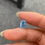 Custom Fancy Blue Emerald Cut Lab-Grown Diamond Loose Stone – Available in Multiple Sizes, Crafted into Personalized Fine Jewelry