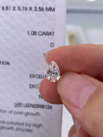 Pear Cut Lab‑Grown Diamond Loose Stone | Multiple Sizes Available, Make Into Finished Fine Jewelry - Image 2