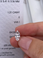 Marquise Cut Lab‑Grown Diamond Loose Stone | Multiple Sizes Available, Make Into Finished Fine Jewelry - Image 2