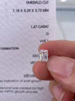Emerald Cut Lab‑Grown Diamond Loose Stone | Multiple Sizes Available, Make Into Finished Fine Jewelry