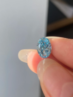 Oval Cut Fancy Intense Blue Lab‑Grown Diamond Loose Stone | Multiple Sizes Available, Make Into Finished Fine Jewelry - Image 2