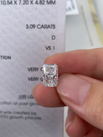 Radiant Cut Lab‑Grown Diamond Loose Stone | Multiple Sizes Available, Make Into Finished Fine Jewelry - Image 2