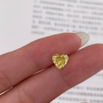 Custom Fancy Yellow Heart-Shaped Lab-Grown Diamond Loose Stone – Available in Multiple Sizes, Crafted into Personalized Fine Jewelry