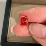 Radiant Cut Fancy Vivid Red Lab‑Grown Diamond Loose Stone | Multiple Sizes Available, Make Into Finished Fine Jewelry