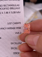 Radiant Cut Fancy Intense Pink Lab‑Grown Diamond Loose Stone | Multiple Sizes Available, Make Into Finished Fine Jewelry - Image 3