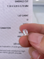 Emerald Cut Lab‑Grown Diamond Loose Stone | Multiple Sizes Available, Make Into Finished Fine Jewelry - Image 3