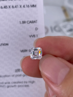 Asscher Cut Lab‑Grown Diamond Loose Stone | Multiple Sizes Available, Make Into Finished Fine Jewelry - Image 2