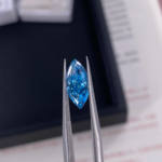 Blue Marquise Lab Grown Diamond Loose Stone – Brilliant Fancy Color Diamond（Custom Size Available）
