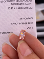 Radiant Cut Fancy Intense Pink Lab‑Grown Diamond Loose Stone | Multiple Sizes Available, Make Into Finished Fine Jewelry - Image 2