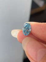 Oval Cut Fancy Intense Blue Lab‑Grown Diamond Loose Stone | Multiple Sizes Available, Make Into Finished Fine Jewelry - Image 3