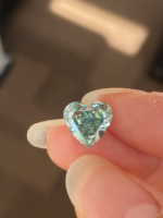 Heart Cut Fancy Light Green Lab‑Grown Diamond Loose Stone | Multiple Sizes Available, Make Into Finished Fine Jewelry - Image 3