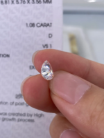 Pear Cut Lab‑Grown Diamond Loose Stone | Multiple Sizes Available, Make Into Finished Fine Jewelry - Image 3
